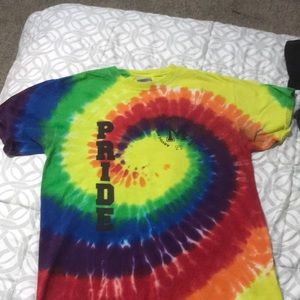 TIE DYE Pride Happy TShirt